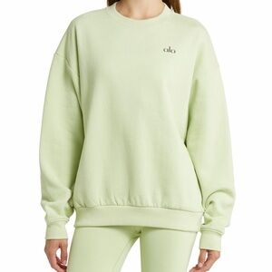 ALO iced green tea accolade crewneck